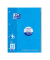 Collegeblock 100050404 Linkshänder, Lineatur 37 / liniert mit Rand innen/außen, A4+, 90g, blau, 80 Blatt