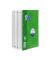 Collegeblock 100050405 Linkshänder, Lineatur 38 / kariert mit Rand innen/außen, A4+, 90g, grün, 80 Blatt