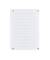 Collegeblock 100050345 Noten, Lineatur 14 / Notenlinien, A4+, 90g, blau, 50 Blatt