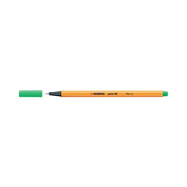 4006381492973 - Fineliner point 88 04 mm smaragdgrün 4006381492973 Stabilo