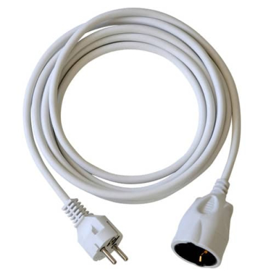 Verl&auml;ngerungskabel 1164020 BAT, 3m, wei&szlig;