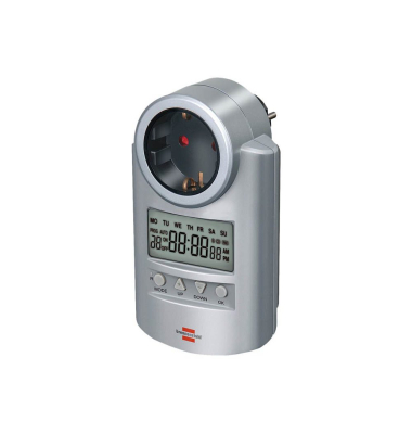 1507500 digital Zeitschaltuhr Woche silber