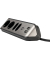 Steckdosenleiste 1153590410 estilo, 4-fach, silber/schwarz