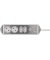 Steckdosenleiste 1153590420 estilo, 4-fach, silber/wei&szlig;