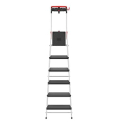 Stehleiter 8050-607 L100 Topline, 6 Stufen, schwarz, Aluminium