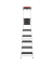 Stehleiter 8050-607 L100 Topline, 6 Stufen, schwarz, Aluminium