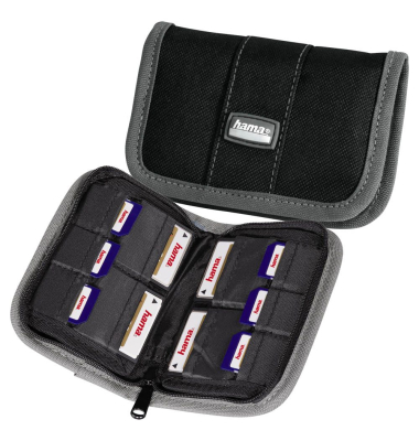 Multi Card Case Mini für 10 Karten schwarz 125x85x35mm Nylon