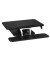 Sitz-Steh-Schreibtischaufsatz 95823, für 1 Monitor, 80cm breit, höhenverstellbar, teilmontiert, schwarz
