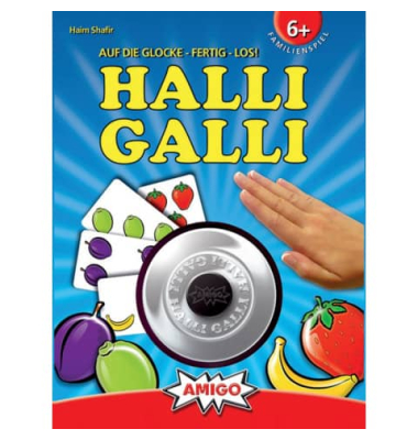 Kartenspiel 01700 "Halli Galli" für 2-6 Spieler Kartonbox