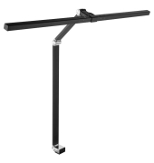 Schreibtischlampe schwarz 10,8 W mit Tischklemme