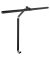 Schreibtischlampe schwarz 10,8 W mit Tischklemme