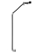 Schreibtischlampe schwarz 10,8 W mit Tischklemme