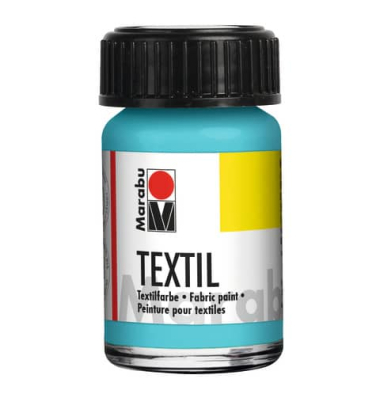 Stoffmalfarbe Textil 1716 39 091, karibik, 15ml