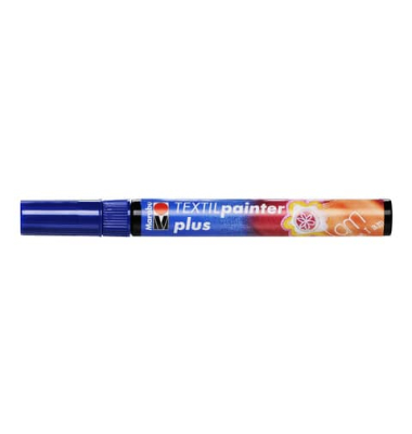 Stoffmalstift plus 01180 003 053, blau, 3 mm
