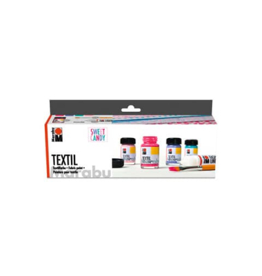 Stoffmalfarbe Textil 17160 000 00096, 4er-Set, 15ml