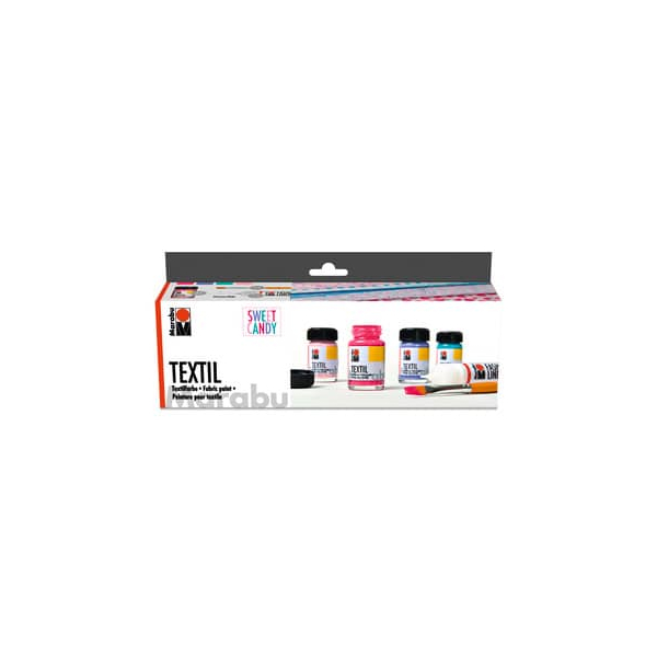 4007751570871 - Stoffmalfarbe Textil 17160 000 00096 4er-Set 15ml 4007751570871 Marabu