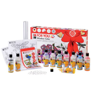 Window Color For You 04060 000 00116, Fensterfarben-Set 10 x 80ml