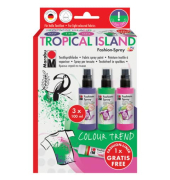 Textilspray Tropical Island 17190 000 00085, 4er-Set, 3x100ml, 1 Fashion Liner