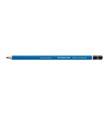 Bleistift Mars Lumograph, 100-7B, blau, 3,6mm, 7B