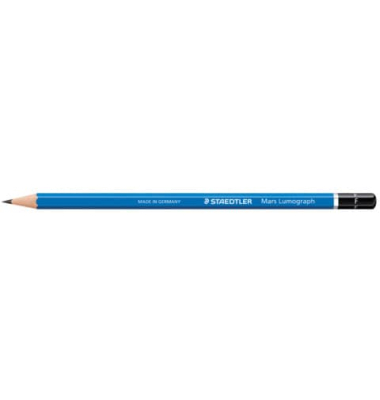 Bleistift Mars Lumograph, 100-F, blau, 2,0mm, F