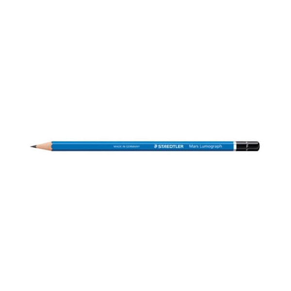 4007817104170 - Bleistift Mars Lumograph 100-F Härte F 20mm blau 4007817104170 Staedtler