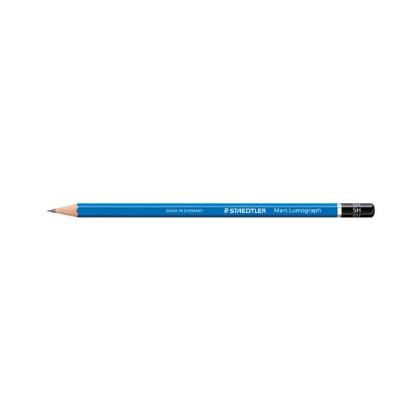 4007817104279 - Bleistift Mars Lumograph 100-5H Härte 5H 2mm blau 4007817104279 Staedtler
