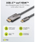 USB 3.1 C-SteckerHDMI-Stecker Kabel 1,0 m silber, schwarz