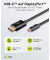 USB-C 3.1DisplayPort Kabel 3,0 m schwarz