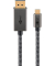 USB-C 3.1DisplayPort Kabel 2,0 m silber, schwarz