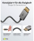 USB-C 3.1DisplayPort Kabel 2,0 m silber, schwarz