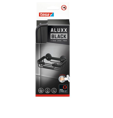 Seifenschale Wandmontage  ALUXX BLACK schwarz