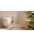 WC-Garnitur MOON BLACK schwarz, Glas Metall