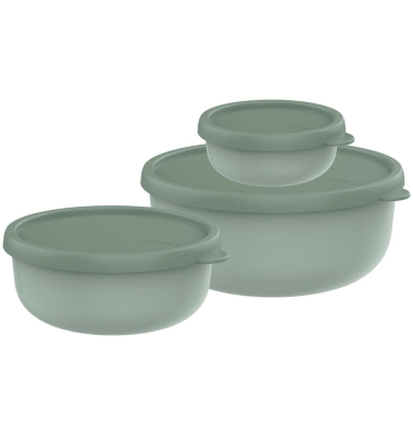 Frischhaltedosen-Set Lumina 2.0 4,76,58,4 cm hoch nordic sage 0,250,751,5 l, 1 Set
