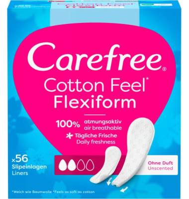 Slipeinlagen Cotton Feel Flexiform ohne Duft Slipeinlagen Cotton Feel Flexiform ohne Duft