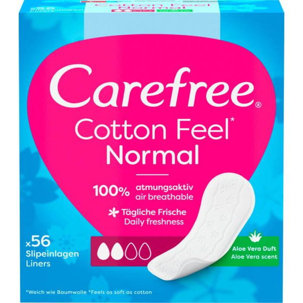 3574661486307 - Slipeinlagen Normal Cotton Feel mit Aleo Vera Duft 3574661486307 56 Stück 3574661486307 - Slipeinlagen Normal Cotton Feel mit Aleo Vera Duft 3574661486307 56 Stück