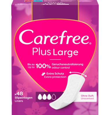 Slipeinlagen Plus Large ohne Duft Slipeinlagen Plus Large ohne Duft