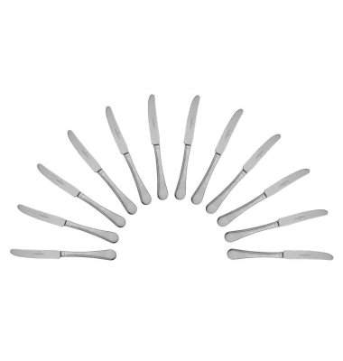 12 PICARD & WIELPÜTZ Messer Rossini Vintage silber