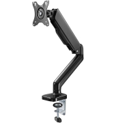 Monitor-Halterung 58530 schwarz für 1 Monitor, Tischbohrung, Tischklemme
