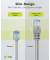 RJ-45 Netzwerkkabel 0,15 m grau bis zu 10,00 GbitSek. bis zu 500 MHz
