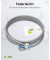RJ-45 Netzwerkkabel 0,15 m grau bis zu 10,00 GbitSek. bis zu 500 MHz
