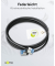 RJ-45 Netzwerkkabel 3,0 m schwarz bis zu 10,00 GbitSek. bis zu 500 MHz
