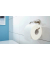 Toilettenpapierhalter MOON silber