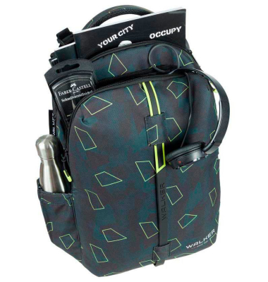 Schulrucksack Elite 2.0 Green Polygon Kunstfaser grün