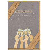 Geburtstagskarten 69-3051 115mm x 170mm (BxH) Spruch bunt