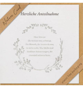 Trauerkarten 69-4050 15,5x15,5 cm 155mm x 115mm (BxH) bunt