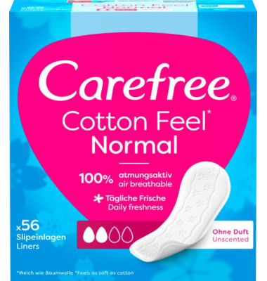 Slipeinlagen Normal Cotton Feel ohne Duft Slipeinlagen Normal Cotton Feel ohne Duft