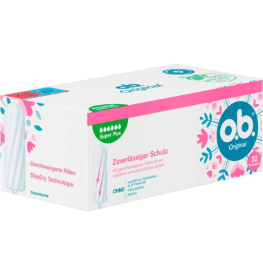 Tampons Original Super Plus Größe Super Plus für sehr starke Tage