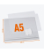 Plakattasche A5 wasserdicht und selbstklebend 187,0 x 0,6 x 235,0 mm