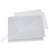 Plakattasche A5 wasserdicht und mit Kabelbinder 203,0 x 0,6 x 250,0 mm