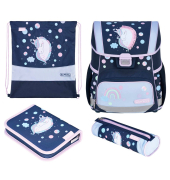 Schulranzen-Set 400196500 Loop Plus, Unicorn Dreams, mit Schnallen